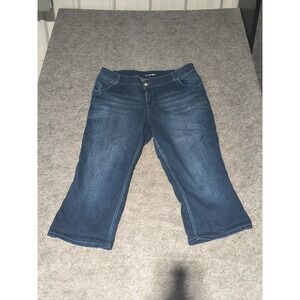 Lane Bryant Blue Denim Capris